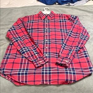 Ralph Lauren Blue Label Red and Blue Plaid Shirt:; GREAT CONDITION